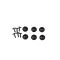 ORTLIEB Screw set - QL1/QL2 universal